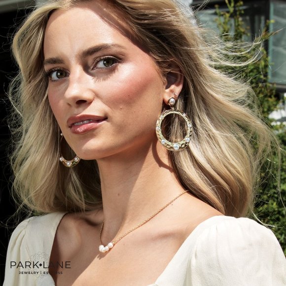 Park Lane Gold Tone Angel Earrings - NWT - Picture 2 of 5